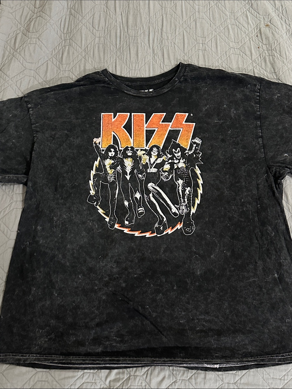 Kiss Tour Shirt men’s size 3XL Black and grey